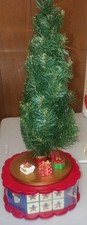 MINT Vintage 1996 Avon Christmas Is Coming Musical Advent Tree FACTORY SEALED picture