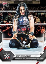 2026 Topps Now WWE #97 Stephanie Vaquer Chile Live Event PRESALE picture