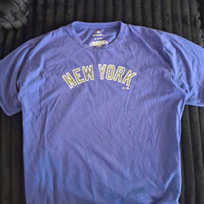 Fanatics New York Yankees MLB Blue Graphic T-Shirt Shirt, Size 2XL picture