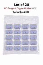BD Clipper Blades 4406 Lot of 20 Sealed Exp 2030 New picture