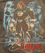 VTG The Legend Of Zelda Shirt VideoGame Promo Link Ganondorf Nintendo Sword RARE picture