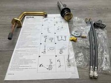 Kohler K-27009-2MB Single Hole Bathroom Faucet with Pop-Up Drain Assembly *READ* picture