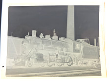7/23/48 Canadian Pacific Railroad No. 887 4-6-0 London Ontario Photo Negative picture
