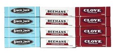 Retro Chewing Gum Pack – Black Jack, Beemans, and Clove Variety of...  picture