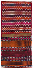 Vintage Qashqai Tribal Geometric Kilim Handwoven Wool 2x4 Area Rug Red Oriental picture