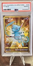 Pokemon 2021 Celebrations Mew 025/025 Secret Rare Holo PSA 10 Graded With Case picture