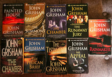 John Grisham Lot of 9 Legal Suspense Paperback Books  Set #5 picture
