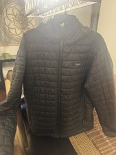 Patagonia Nano Puff Men's XL Charcoal Full Zip Lightweight Puffer Jacket picture
