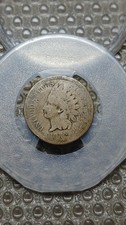 1862 Indian Head Cent Penny G Good                                          D807 picture