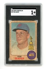 1968 Venezuela Topps Tom Seaver #45 SGC 1 picture