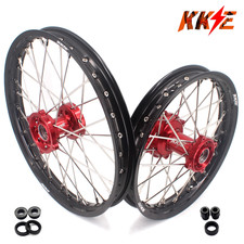KKE 17'' 14'' Rims Kid's Wheels Fit Honda CR80R 1993-2002/ CR85R 2003-2007 Mini picture