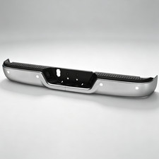 Chrome Rear Step Bumper For 2009-2018 Ram 1500 W/ Sensor W/ Single Exhaust picture