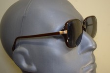 Vintage 1970's Luxottica FABIO Oversized Eyeglasses Duoamber Brown Italy 135 picture