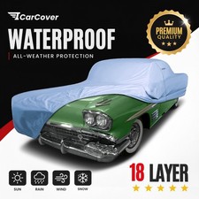 Pontiac Bonneville 1954-1958 Custom Fit Waterproof Car Cover 18 Layer picture