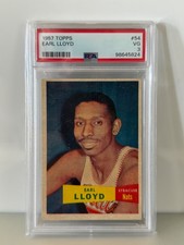1957-58 Topps - Earl Lloyd #54 (RC) PSA 3 picture