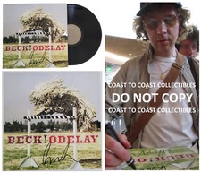 Beck Hansen signed Odelay album COA exact proof autographed vinyl record picture