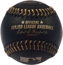 MLB BLACK & GOLD Rawlings Official Baseball picture