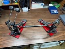 DW Drum Workshop 5000 Double Chain Double Bass Drum Pedal w/DW Drum Key picture