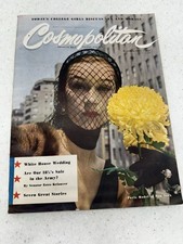 1951 October COSMOPOLITAN MAGAZINE - NICE FASHION FRONT COVER Vintage Ads picture