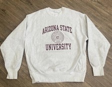 Vintage 90s Champion Reverse Weave Crewneck Arizona University State ASU Size XL picture