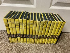 Lot  17  Vintage 1970's Nancy Drew Books Matte Yellow Black Top Original Run #'s picture