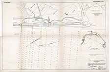 1917 Port WATSONVILLE - CALIFORNIA Map Nautical Proposed Breakwater ORIGINAL picture
