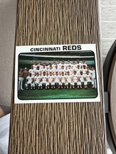 Sharp   1973 Topps HIGH # - #641 CINCINNATI REDS Team Card                 7327 picture