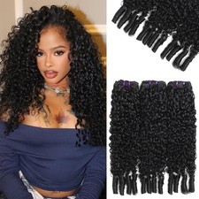 Beaufox 3C4A Burmese Curly Bundles Human Hair 18 20 22 Inch 12A Unprocessed picture