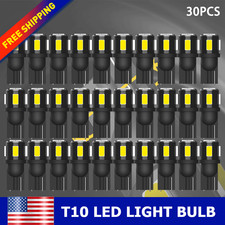 10-100X Super White T10 168 W5W 2825 LED License Plate Interior Light Bulb 6500K picture