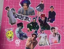 13 Pc Assorted Handmade Yungblud Stickers Vinyl Holo Laminated Decals picture
