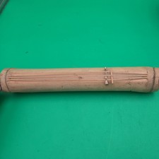 Jamaican Hand-Carved Hollow Bamboo Tube Zither Primitive Instrument  18” picture