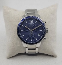 * Tissot Quickster Chronograph Blue Dial Men's Watch T0954171104700 (Pre-Owned) picture