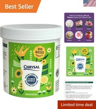 Chrysal Bio-Based Universal Flower Food Crystal Clear 10 Ounce 10oz Jar w/Scoop picture