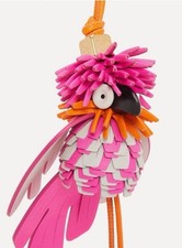 LOEWE X Paula’s Ibiza Exotic Bird Pink Parrot Bag Charm Keychain New/Sold Out picture