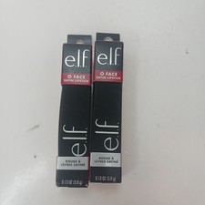 2X e.l.f. O Face Satin Lipstick In 81789 No Regrets 0.13 oz  NIB picture