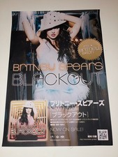 BRITNEY SPEARS BLACKOUT Japanese Japan 2007 Promotional Poster picture