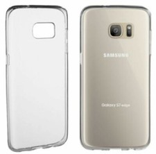 NEW Insignia Samsung Galaxy S7 Edge CLEAR Cell Phone Case Soft NS-MSGS7EPTC Grip picture