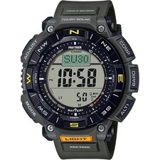 CASIO PRO TREK PRG-340-3JF Green Solar Triple Sensor Hiking Watch New picture