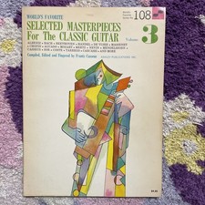 World's Favorite Selected Masterpieces Vol 3 Series 108 Vintage Sheet Music G+ picture