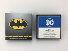 2021 1989 Batmobile  1 oz 999 Fine Silver Coins #2 picture