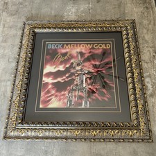 Beck Hansen Signed Vinyl Album BECK Mellow Gold With Proof With Frame picture