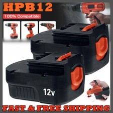 2Pack HPB12 3.6Ah for Black and Decker 12V Battery Firestorm FSB12 FS120BX A12 picture