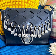 Rare GIANNI VERSACE ATELIER COUTURE Medusa Safety Pin Collectors Handbag picture