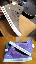  Men's Vaider Skate grey/purple shoe High Top 2023 HOT picture