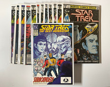 Vintage Star Trek #1-12 Unbroken Marvel Run Newsstand + TNG #22 DC Bonus Lot picture