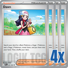 4x Dawn 087/094  x4 - Phantasmal Flames - Pokemon TCG - Playset picture
