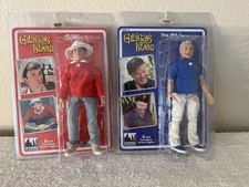 Figures Toy Co Gilligan’s Island Gilligan & Skipper 8” Figure Set 2014 picture