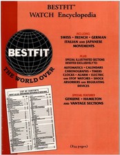 BESTFIT Watch Encyclopedia for Swiss, Japanese, American movements in pdf format picture