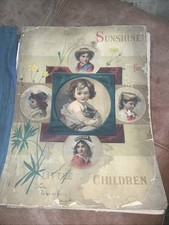 ANTIQUE SUNSHINE FOR LITTLE CHILDREN BOOK SUNSHINE PUBLISHING COMPANY 1883 PHILI picture