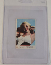 1951 MARILYN MONROE Super Rare ANONYMOUS HOLLYWOOD FILM STARS Red #12 CARD EX/NM picture